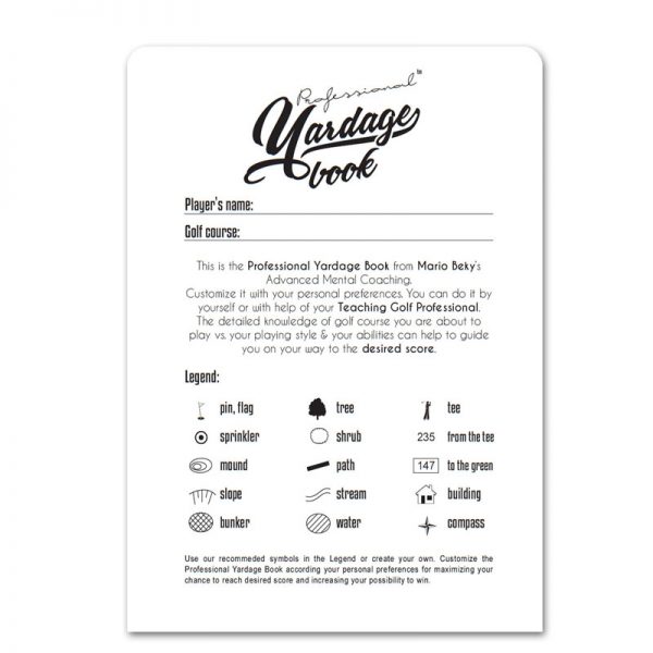 Professional Yardage Book Mario Beky Advanced Mental Coaching e1