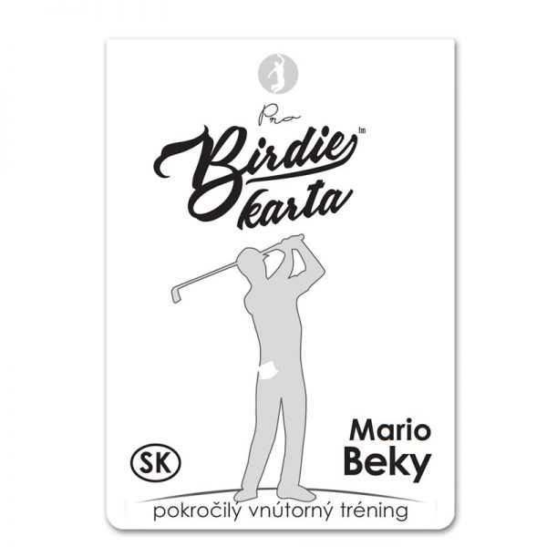 Pro Birdie Karta Golfoveho Profesionala Birdie Book Mario Beky Golf Yardage Book