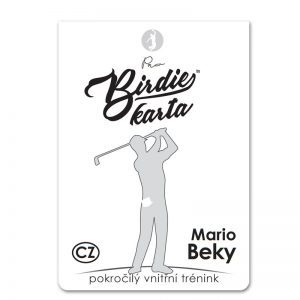 Profesionální Birdie Karta golfového profesionála Birdie Book Pokročilý vnitřní trénink Mario Beky