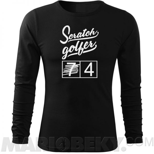 Scratch Golfer Long Sleeve T-shirt
