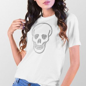 Tshirt Silver Skull Mario Beky