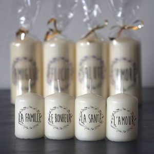 Bougies Famille, Santé, Amour, Bonheur Provence Relaxiana